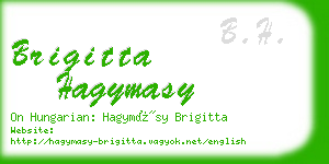 brigitta hagymasy business card